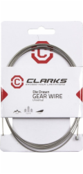 Clarks Řadicí lanko CLARKS, 1,1 mm, nerezová ocel, ultra hladké, silniční/horské