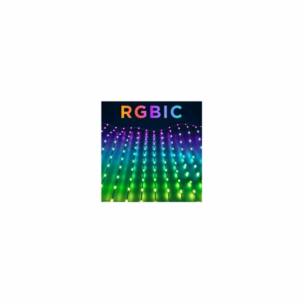 Govee RGBIC venkovní světelná síť - 1,43 x 0,85m Matter