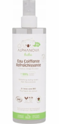 Alphanova Bebe Bio* Dětská rozčesávací a osvěžující voda na vlasy 200 ml