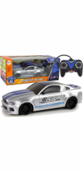 LeanToys Sports Fast auto na dálkové ovládání R/C stříbrné 1:24 Speed King