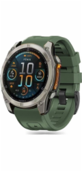 Tech-Protect SILIKONOVÝ POUZDRO PRO GARMIN FENIX 5S / 5S PLUS / 6S / 6S PRO / 7S / 8 (43 MM) VOJENSKÁ ZELENÁ