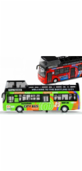 Lean Sport dvoupatrový turistický autobus 1:32 otevírací dveře zelený