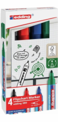 Edding Popisovač na flipchart 1,5-3 mm 4 barvy