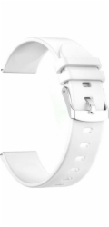 Kemer Silikonový řemínek pro chytré hodinky 22 mm BÍLÝ RNCE40 SW010 KW19 PS1B