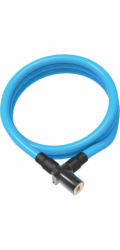 OnGuard Zámek na kolo s klíčem 8192BU 8 mm 150 cm modrý
