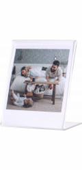 LoveInstant Stojan na fotografie pro Fuji Instax Wide 400 Square Polaroid 600 Sx70, průhledný, na výšku