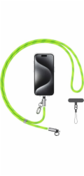 Usams Nabíjecí kabel SJ746 30W USB-C na Lightning s poutkem na krk 1,2 m, zelený