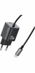 Usams JC Series CC261 20W GaN mini rychlonabíječka 2xUSB-C černá