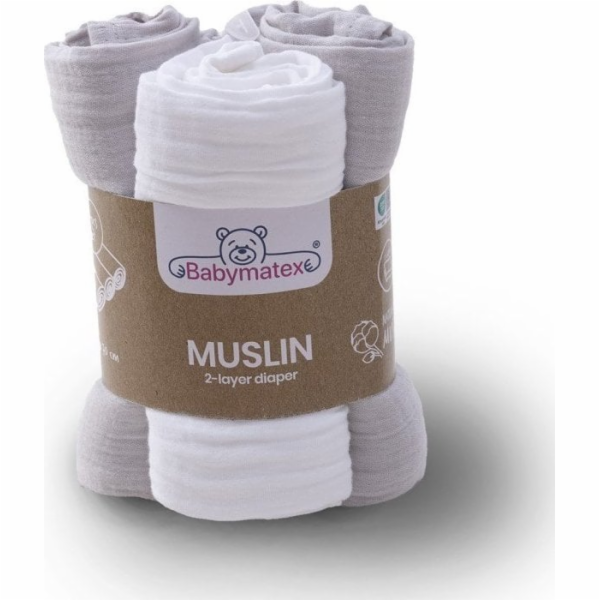 EgaKids Mušelínové pleny, balení 3 kusů, 70x80