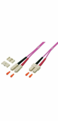 Techly Optický patchcord OM4 50/125 mm SC-SC Duplex 2m