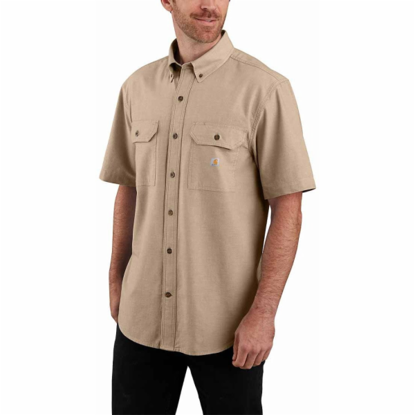 Adidas Tmavě hnědá košile Carhartt Midweight Chambray