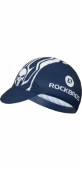 RockBros Cyklistická čepice s kšiltem, obvod hlavy 56-61 cm - modrá ROCKBROS