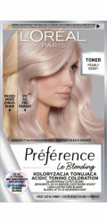 L’Oreal Paris LOREAL Preference Le Blonding Barevná tónovací barva na blond vlasy - Pearly Boost 1 balení.