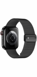 ForCell Řemínek pro Apple Watch F-Design FA14 Magnetický ocelový 42 / 44 / 45 / 49 mm Černý