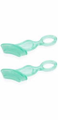Brushbaby Žvýkací kousátko na zubní kartáček Brush-Baby pro děti 10-36 měsíců 2 ks.