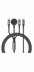 Usams Kabel USB-C - 2x USB-C, černý
