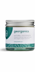 Georganics , minerální zubní pasta v kelímku s příchutí máty peprné, 60 ml