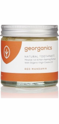 Georganics , Minerální zubní pasta v kelímku, Červená mandarinka, 60 ml