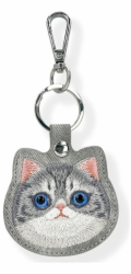 IMPACTO GIFTS Pouzdro Locator Case Nimmy New Big Eyed Pet 2.0 pro kočky šedé