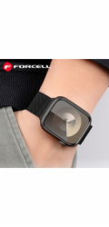 ForCell Řemínek pro Apple Watch F-Design FA14 Magnetický ocelový 38 / 40 / 41 mm Černý