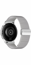 ForCell Řemínek pro Samsung Galaxy Watch F-Design FS11 magnetický ocelový 22 mm stříbrný