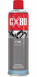 CX80 CX80 ZINKOVÝ SPREJ 500ML ANTIKOROZNÍ RYCHLESCHNOUCÍ