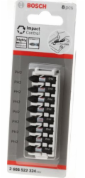 Bosch 8dílná sada šroubovacích bitů Impact Control PH2,25 mm (2608522324)