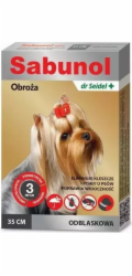Derma-Pharm Sabunol Reflexní obojek proti klíšťatům pro psy 35 cm