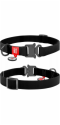 Collar Obojek WAU pro psy voděodolný M 2.0/28-40cm PVC ČERNÝ