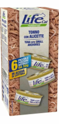 Life Pet Care Krmivo pro kočky Life Cat Tuňák a ančovičky 6x50g
