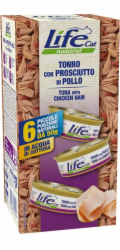 Life Pet Care Life Cat Mokré krmivo pro kočky Tuňák se šunkou 6x50g