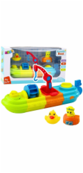 LeanToys Loď s jeřábem