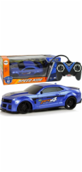 LeanToys Sportovní auto na dálkové ovládání 1:24 modré
