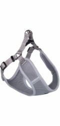 Nobby Postroj Mesh Reflect, šedý, velikost XS, 33-41 cm