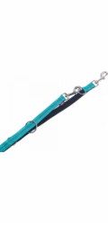 Nobby vodítko s měkkou rukojetí Nobby, velikost XS, tyrkysové, 10 mm / 200 cm