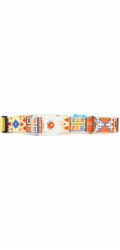 Matteo obojek MATTEO s LED boho sponou 25mm/38-65cm