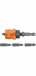 Neo Tools Držák bitů, 1/4, 65 mm, sada 5 kusů