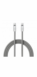 NoName USB kabel USB-C - USB-C 2 m šedý (NL4985)