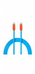 NoName Kabel Newell USB-C - USB-C 100W, 2m, silikonový, modro-oranžový