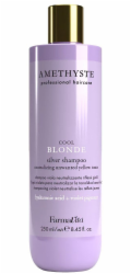 Farmavita Amethyste Cool Blonde Silver šampon pro blond, šedivé a odbarvené vlasy 250 ml