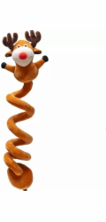 Cooper & Pals Beeztees spirálová hračka pro psy se soby 32 cm