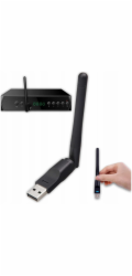 Zenwire Síťová karta USB WiFi adaptér Wi-Fi anténa pro DVB-T2 HEVC WD-1516 dekodér a tuner