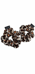 Glov Saténové gumičky do vlasů Satin Scrunchies M Gepard 2 ks