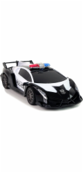 LeanToys policejní R/C dálkově ovládané závodní auto + baterie