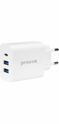 PROOVE Nabíječka Rapid 30W do zásuvky (2 USB + Type-C)