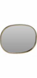 Home Styling Collection Kolekce bytového stylingu CHAMPAGNE dekorativní zrcadlo, 20 x 25 cm