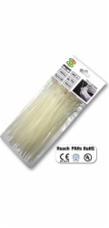 Bradas Čelenka Plastová bílá 7,6 x 350 mm 100 ks (TS1176350N)
