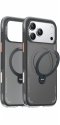 Amazingthing TORRAS Ostand Spin Air - kryt kompatibilní s MagSafe pro iPhone 17 Pro (stíněná černá)