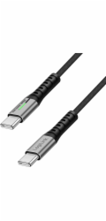 LogiLink USB-C 20 Gb/s, 100W 0,3m opletený černý