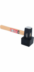 AWTools DLAŽEBNÍ KLADIVO 1,5 KG / 28 CM GUMOVÉ